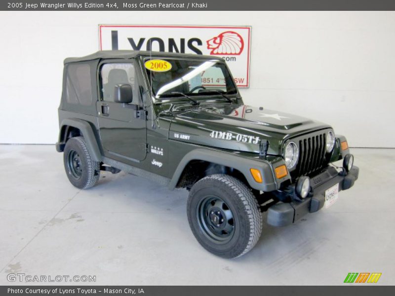  2005 Wrangler Willys Edition 4x4 Moss Green Pearlcoat