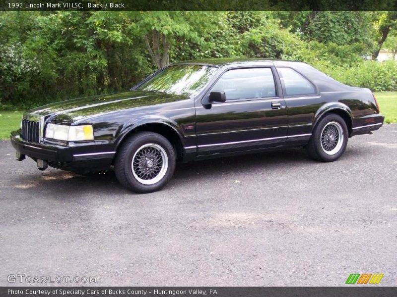 Black / Black 1992 Lincoln Mark VII LSC