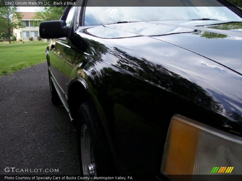 Black / Black 1992 Lincoln Mark VII LSC