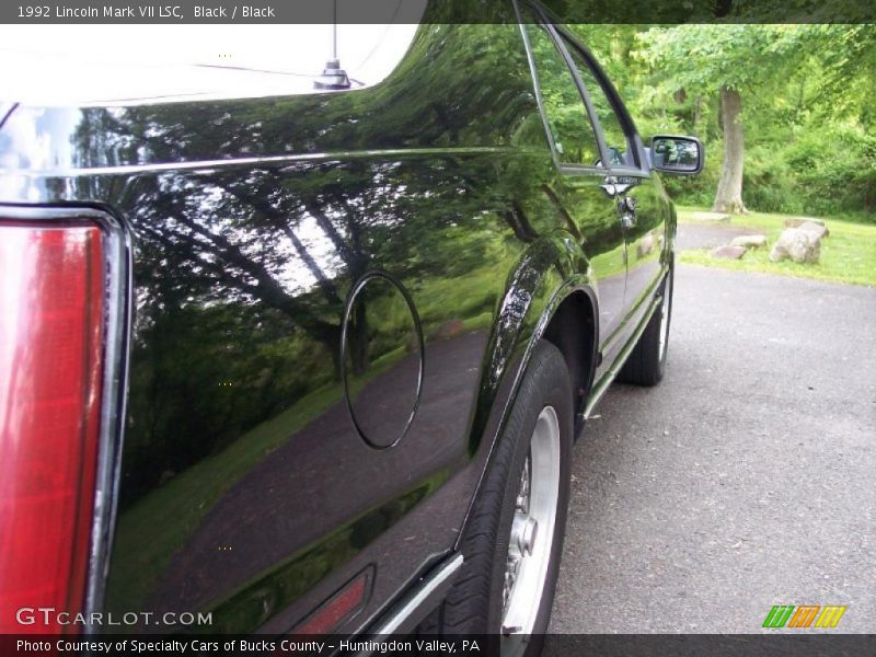 Black / Black 1992 Lincoln Mark VII LSC