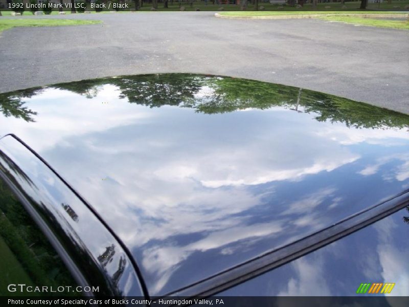 Black / Black 1992 Lincoln Mark VII LSC
