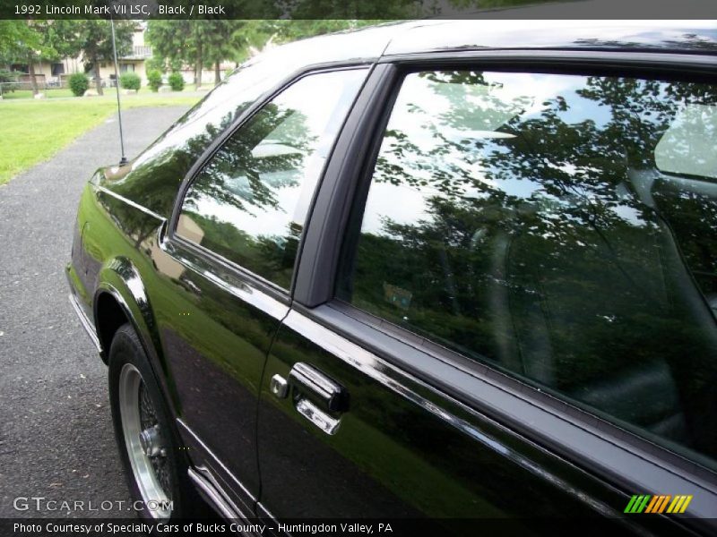 Black / Black 1992 Lincoln Mark VII LSC