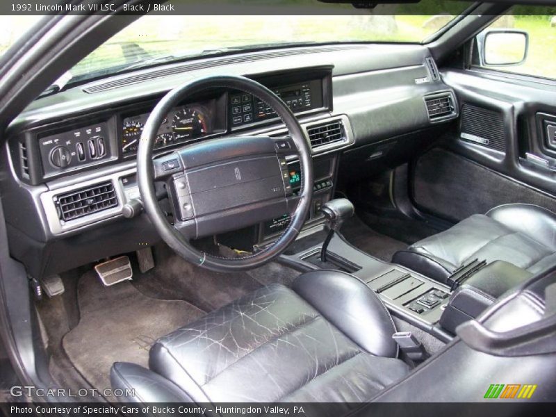  1992 Mark VII LSC Black Interior