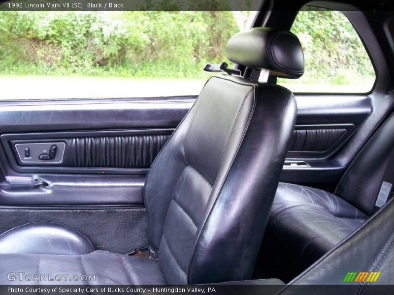 Black / Black 1992 Lincoln Mark VII LSC