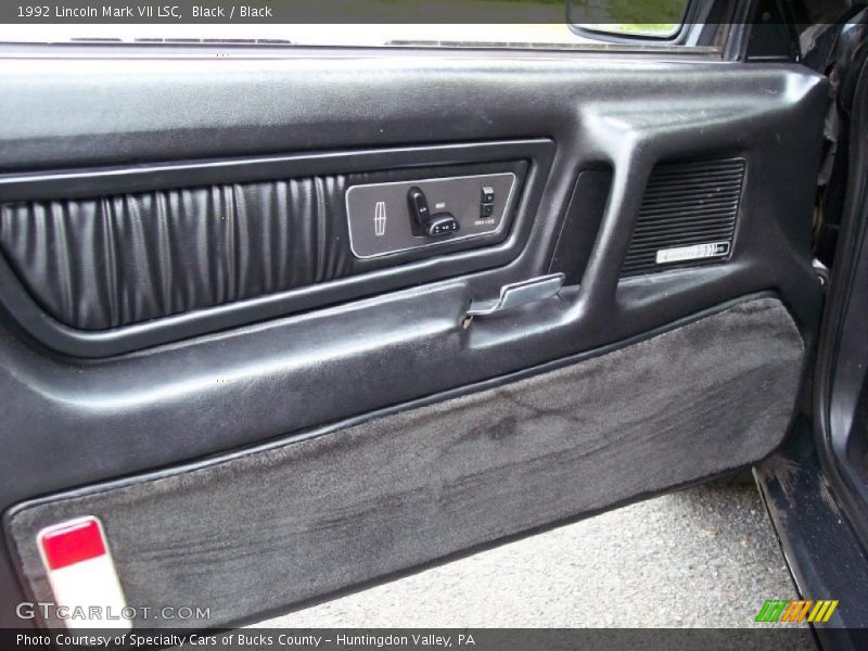 Black / Black 1992 Lincoln Mark VII LSC