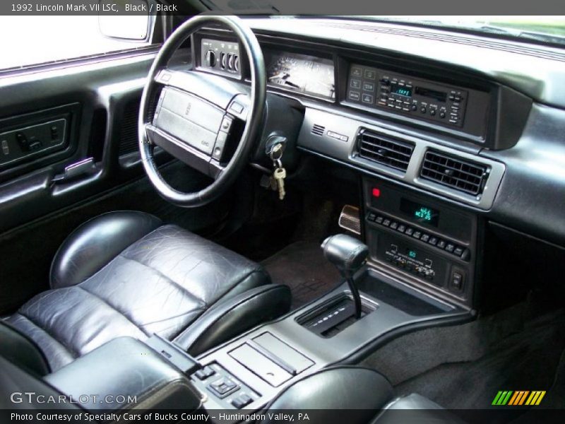  1992 Mark VII LSC Black Interior