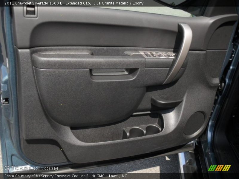 Blue Granite Metallic / Ebony 2011 Chevrolet Silverado 1500 LT Extended Cab