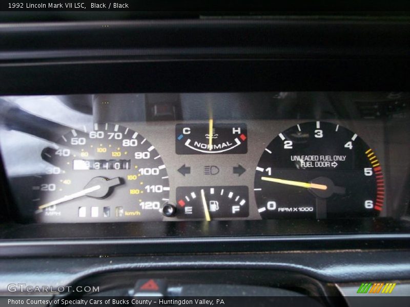  1992 Mark VII LSC LSC Gauges