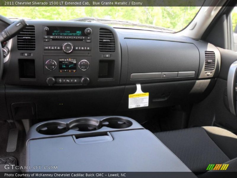 Blue Granite Metallic / Ebony 2011 Chevrolet Silverado 1500 LT Extended Cab