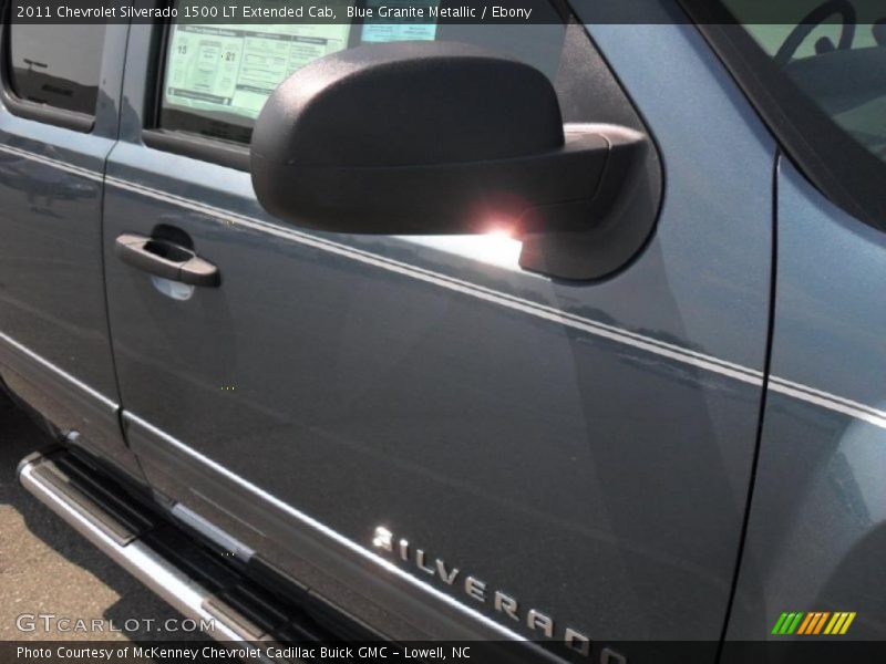 Blue Granite Metallic / Ebony 2011 Chevrolet Silverado 1500 LT Extended Cab