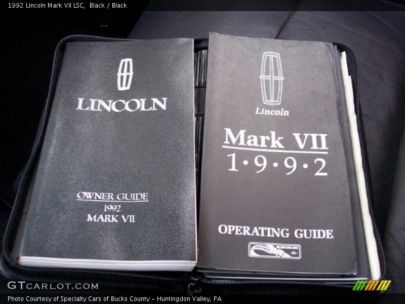 Black / Black 1992 Lincoln Mark VII LSC
