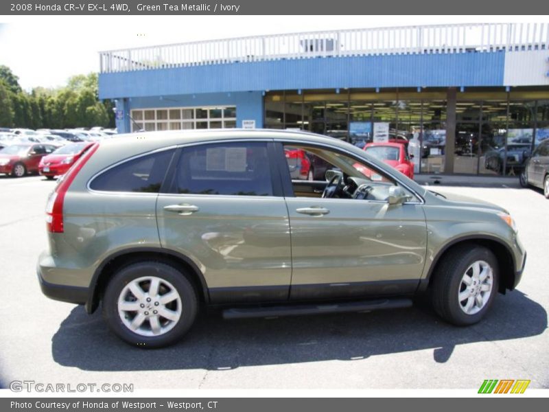 Green Tea Metallic / Ivory 2008 Honda CR-V EX-L 4WD