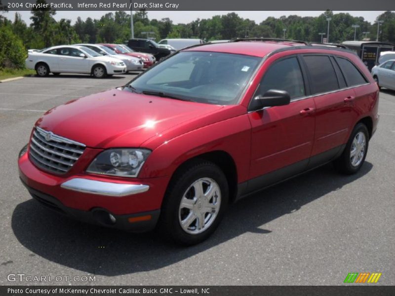 Inferno Red Pearl / Dark Slate Gray 2004 Chrysler Pacifica