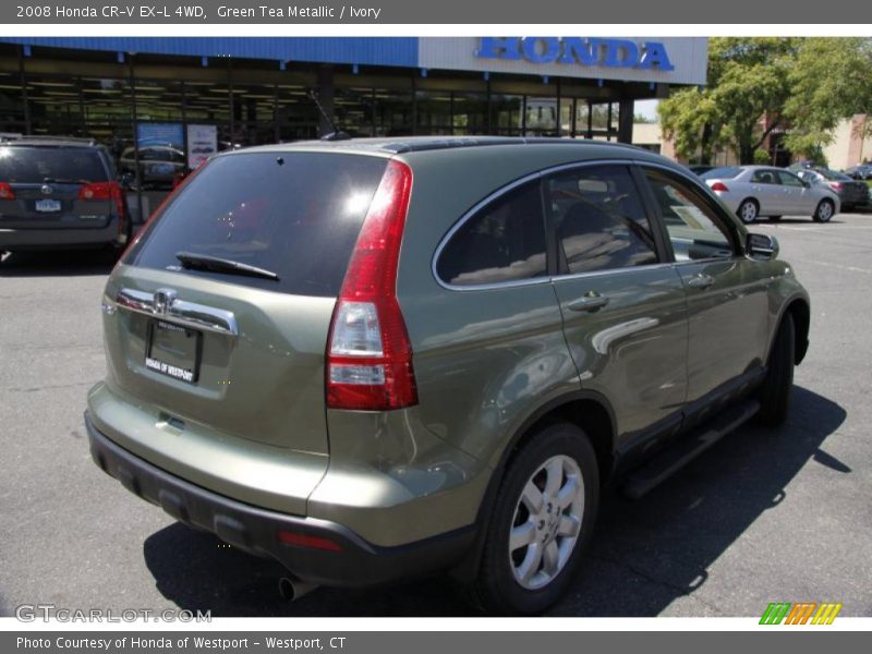 Green Tea Metallic / Ivory 2008 Honda CR-V EX-L 4WD