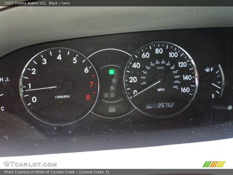Black / Ivory 2007 Toyota Avalon XLS