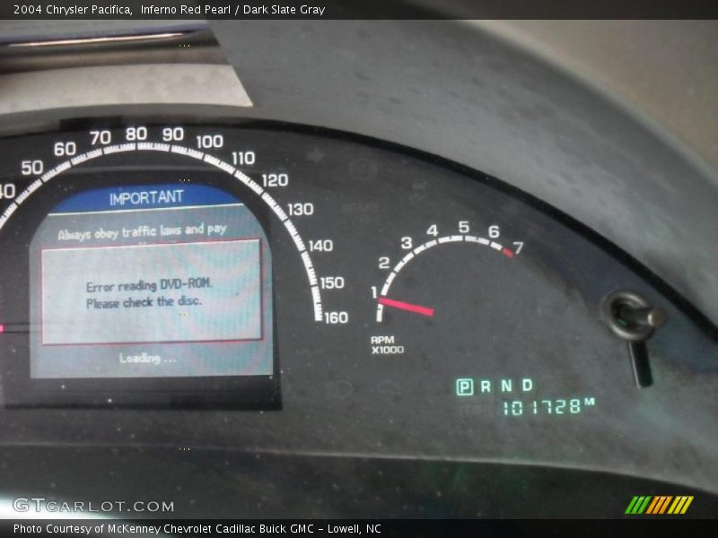 Inferno Red Pearl / Dark Slate Gray 2004 Chrysler Pacifica
