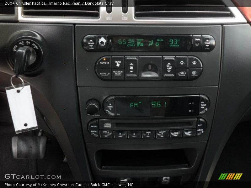 Inferno Red Pearl / Dark Slate Gray 2004 Chrysler Pacifica