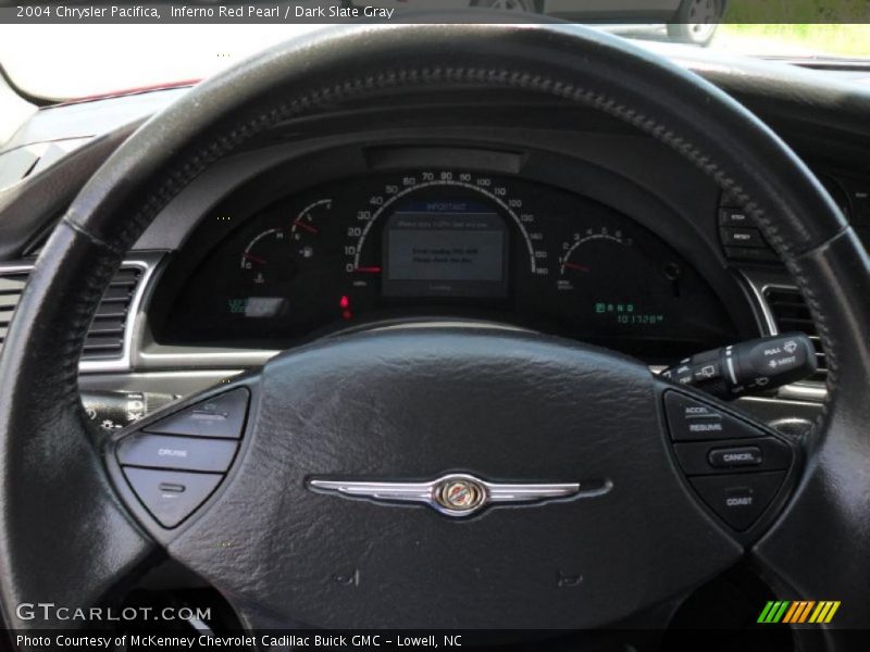 Inferno Red Pearl / Dark Slate Gray 2004 Chrysler Pacifica