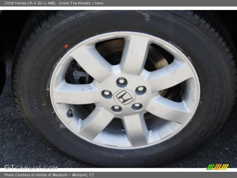 Green Tea Metallic / Ivory 2008 Honda CR-V EX-L 4WD
