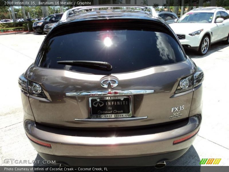 Beryllium 16 Metallic / Graphite 2008 Infiniti FX 35