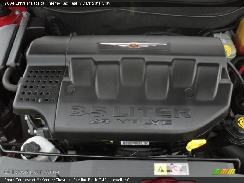 Inferno Red Pearl / Dark Slate Gray 2004 Chrysler Pacifica