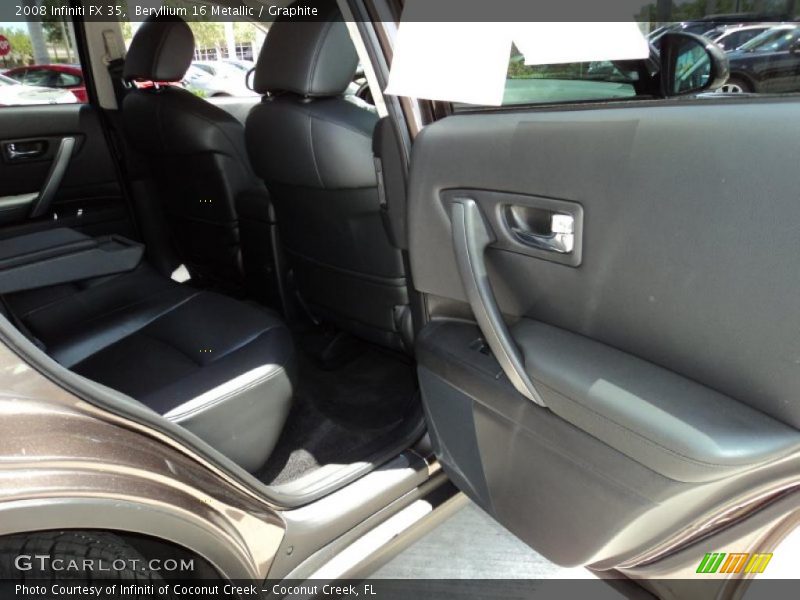 Beryllium 16 Metallic / Graphite 2008 Infiniti FX 35