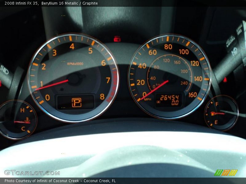 Beryllium 16 Metallic / Graphite 2008 Infiniti FX 35