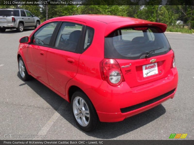 Victory Red / Charcoal 2011 Chevrolet Aveo Aveo5 LT
