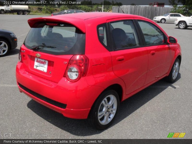Victory Red / Charcoal 2011 Chevrolet Aveo Aveo5 LT