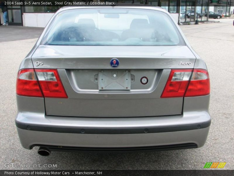 Steel Gray Metallic / Obsidian Black 2004 Saab 9-5 Aero Sedan