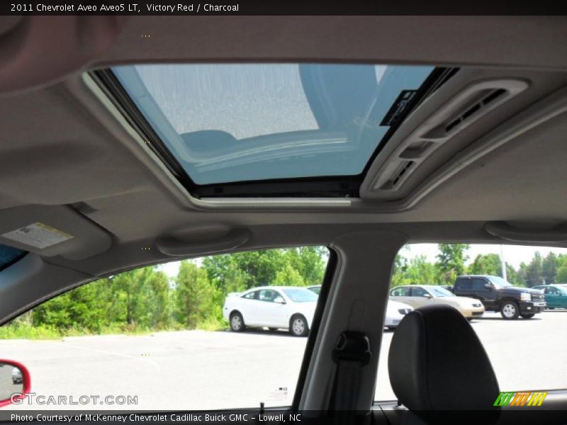Victory Red / Charcoal 2011 Chevrolet Aveo Aveo5 LT