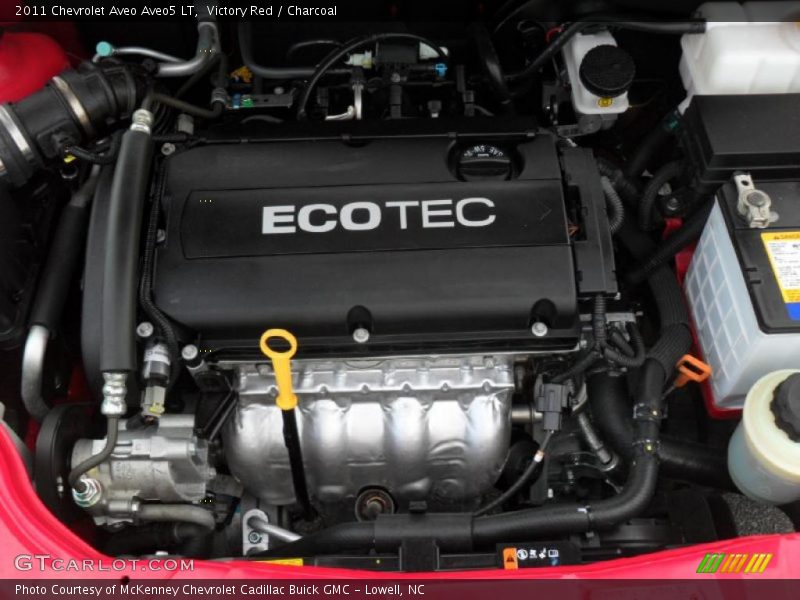  2011 Aveo Aveo5 LT Engine - 1.6 Liter DOHC 16-Valve VVT ECOTEC 4 Cylinder
