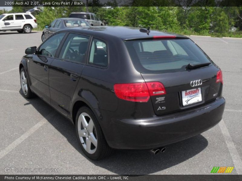 Lava Grey Pearl / Black 2006 Audi A3 2.0T