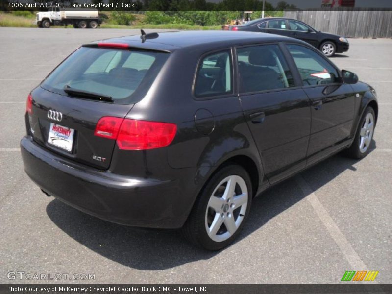 Lava Grey Pearl / Black 2006 Audi A3 2.0T