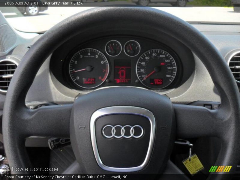 Lava Grey Pearl / Black 2006 Audi A3 2.0T