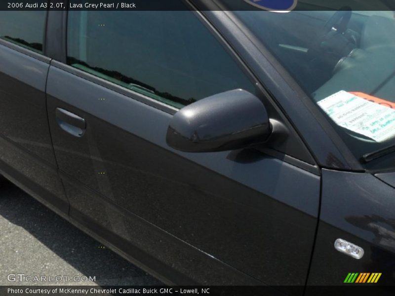Lava Grey Pearl / Black 2006 Audi A3 2.0T
