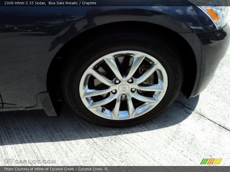 Blue Slate Metallic / Graphite 2008 Infiniti G 35 Sedan