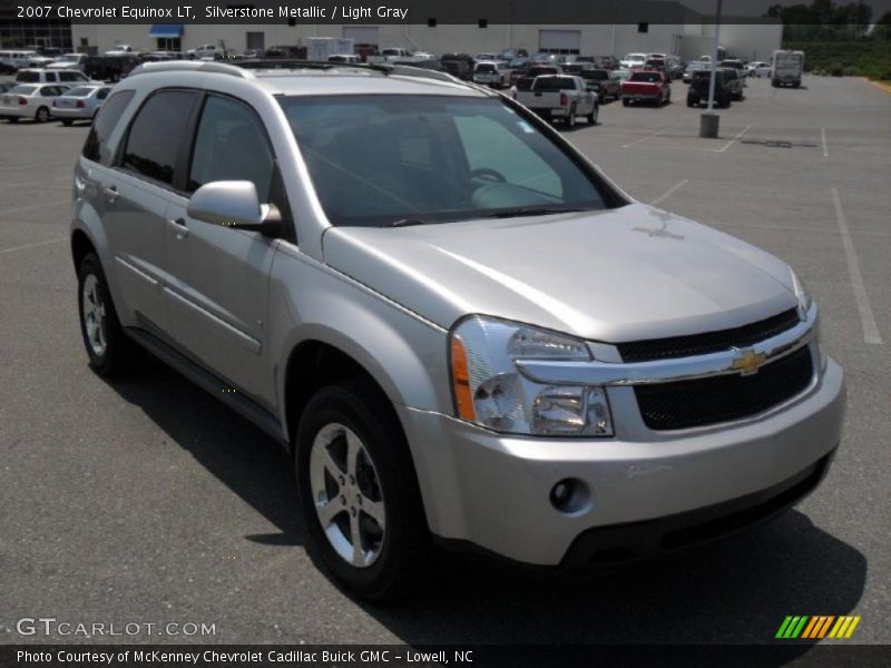 Silverstone Metallic / Light Gray 2007 Chevrolet Equinox LT