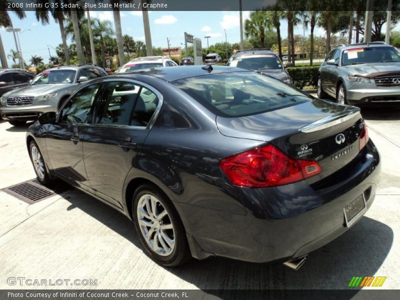 Blue Slate Metallic / Graphite 2008 Infiniti G 35 Sedan