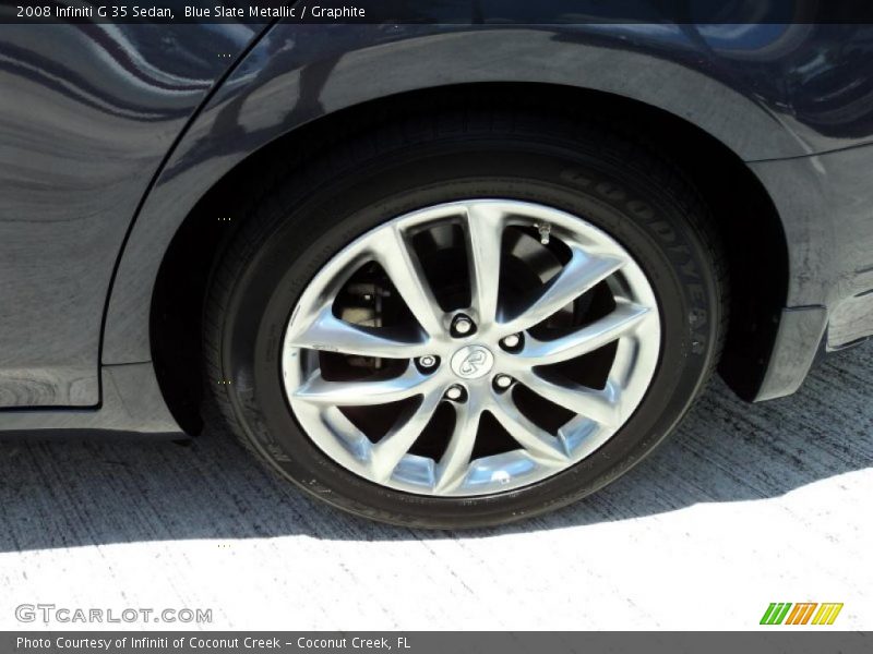 Blue Slate Metallic / Graphite 2008 Infiniti G 35 Sedan
