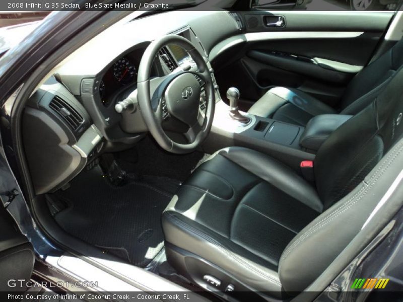 Blue Slate Metallic / Graphite 2008 Infiniti G 35 Sedan