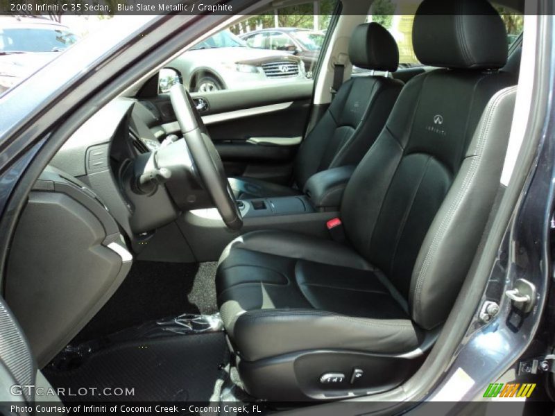 Blue Slate Metallic / Graphite 2008 Infiniti G 35 Sedan