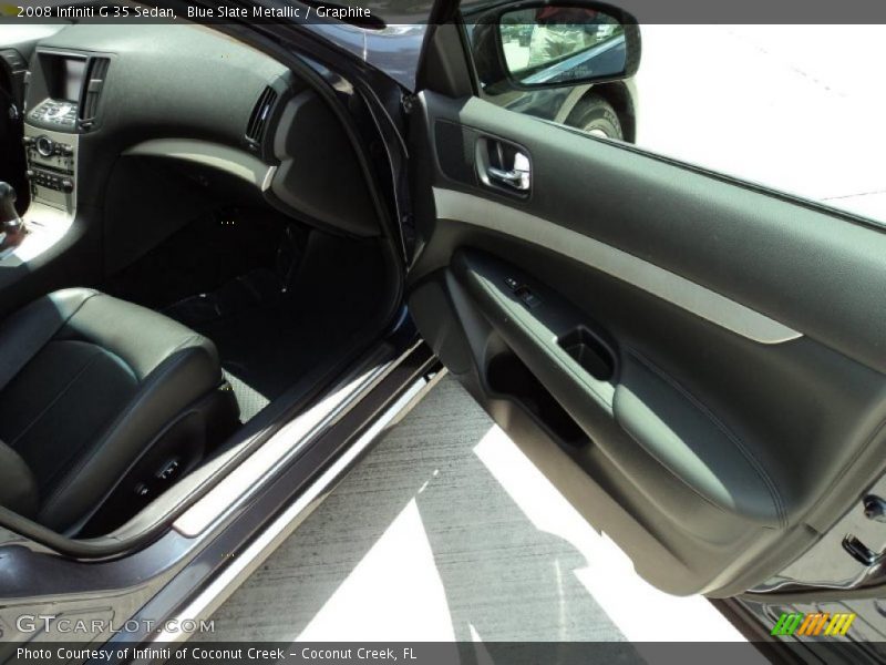 Blue Slate Metallic / Graphite 2008 Infiniti G 35 Sedan