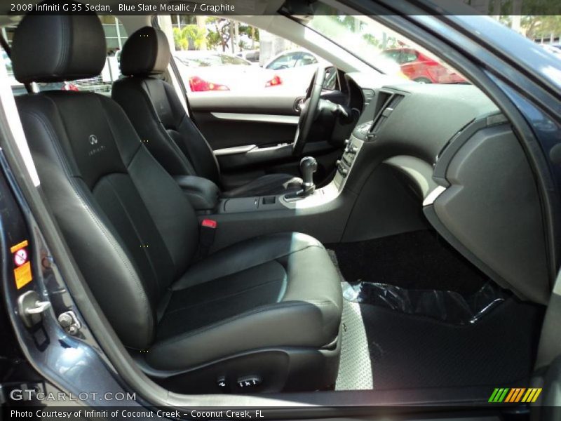 Blue Slate Metallic / Graphite 2008 Infiniti G 35 Sedan