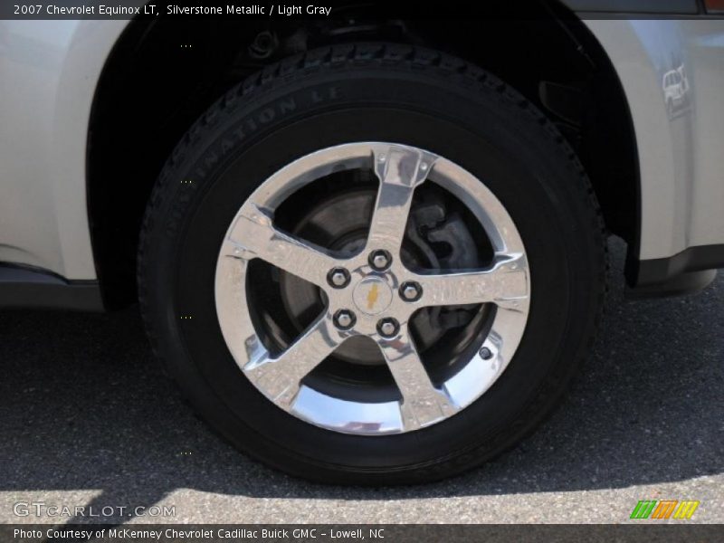 Silverstone Metallic / Light Gray 2007 Chevrolet Equinox LT