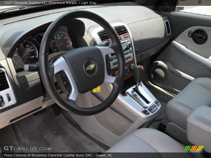 Silverstone Metallic / Light Gray 2007 Chevrolet Equinox LT