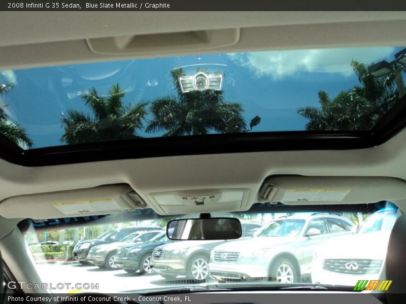 Blue Slate Metallic / Graphite 2008 Infiniti G 35 Sedan