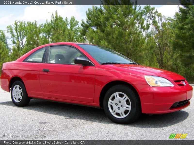  2001 Civic LX Coupe Rallye Red