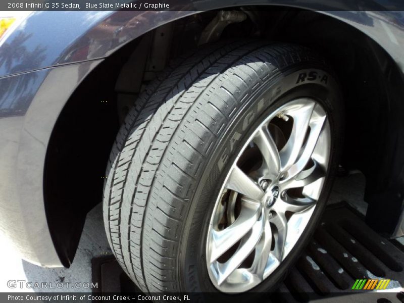 Blue Slate Metallic / Graphite 2008 Infiniti G 35 Sedan