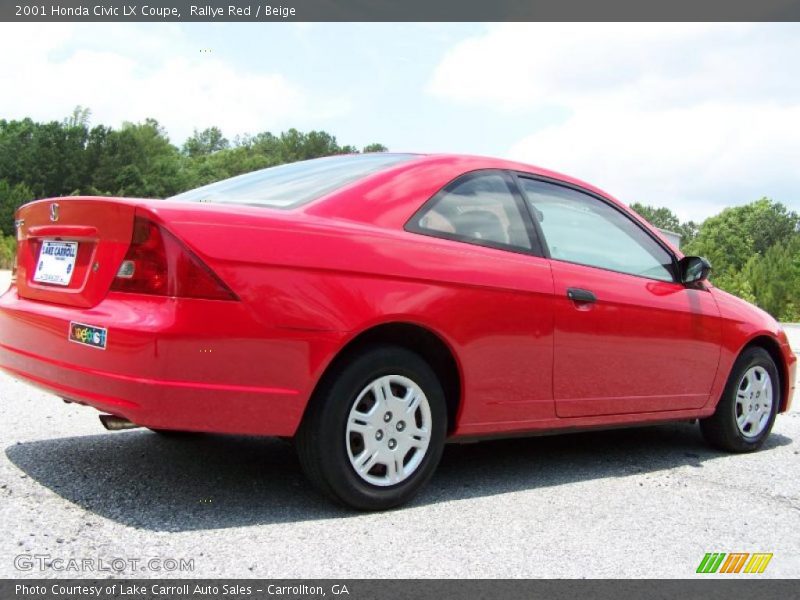 Red honda civic coupe 2001 #1